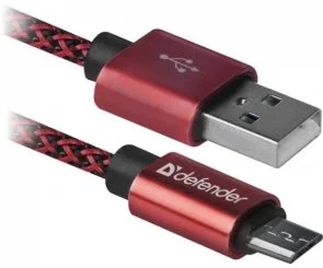 Фото: Кабель Defender 08-03T Pro AM/MicroB 1m Red (87801) № 2 | KTC