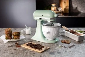 Фото: Планетарний міксер KitchenAid Mixer tilt-head 4.8L Artisan 5KSM125 Pistachio (5KSM125EPT) № 12 | KTC