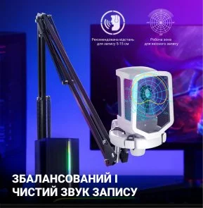 Фото: Мікрофон Fifine Q6TW White № 8 | KTC