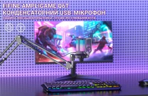 Фото: Мікрофон Fifine Q6T Black № 5 | KTC