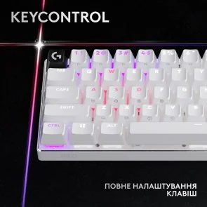 Фото: Клавіатура Logitech G Pro X 60 Lightspeed Wireless White (920-011930) № 8 | KTC