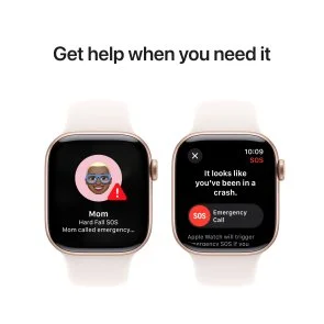 Фото: Смарт годинник Apple Watch Series 10 GPS 42mm Rose Gold Aluminium Case with Light Blush Sport - S/M (MWWH3) № 6 | KTC