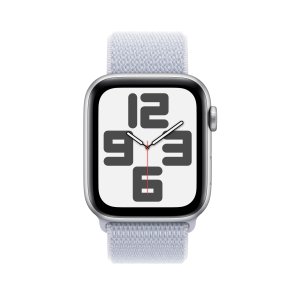 Смарт годинник Apple Watch Series SE 2 2024 GPS 44mm Silver Aluminium Case with Blue Cloud Sport Loop (MXET3)
