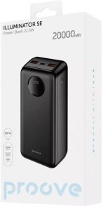 Батарея універсальна Proove Illuminator SE 20000mAh 22.5W Black (PBIL20212201)