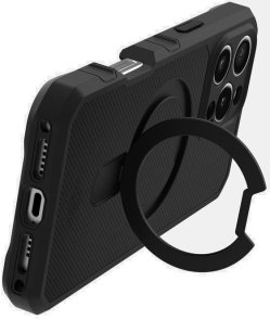 for iPhone 16 Pro - FORCE R NYLON W with MagSafe Black