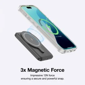 Фото: Чохол AMAZINGthing for iPhone 16 - Minimal Case with MagSafe Clear (IP166.1MMINCL) № 6 | KTC