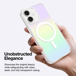 Чохол AMAZINGthing for iPhone 16 - Minimal Case with MagSafe Iridescent (IP166.1MMINRB)