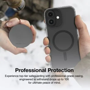 Фото: Чохол AMAZINGthing for iPhone 16 - Titan Pro Case MagSafe Black (IP166.1TMBK) № 12 | KTC