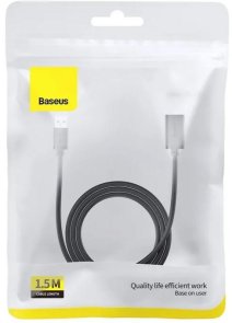 Кабель Baseus AirJoy Series AM / AF 1.5m Black (B00631101111-00)