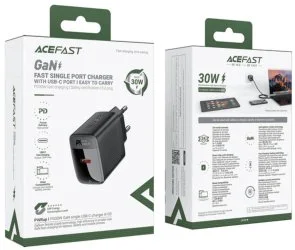 Фото: Зарядний пристрій Acefast A98 PD GaN 30W Black (6974316283263) № 5 | KTC