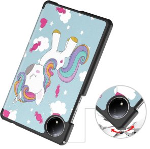 Чохол для планшета BeCover for Xiaomi Redmi Pad SE 8.7 - Smart Case Unicorn (711919)