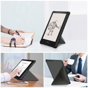 Чохол для електронної книги BeCover for Amazon Kindle Paperwhite G11 2021 - Ultra Slim Origami Gray (707221)