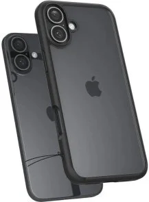 Фото: Чохол Spigen for Apple iPhone 16 - Ultra Hybrid Matte Black (ACS08201) № 4 | KTC