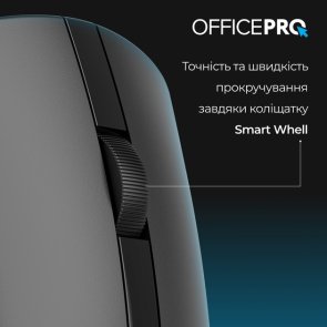 Миша OfficePro M175B Silent Wireless Black