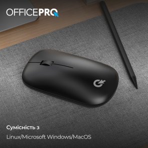 Миша OfficePro M225B Silent Wireless Black