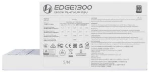 Фото: Блок живлення Lian-Li 1300W EDGE1300 White (G9P.EG1300.WE00.EU) № 5 | KTC
