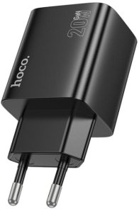  Зарядний пристрій Hoco N55 20W Black (N55_Black)