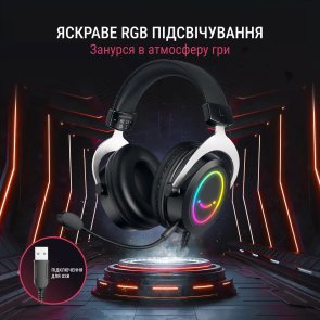 Гарнітура Fifine H3 RGB Black