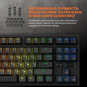 Клавіатура GamePro MK180B USB Black