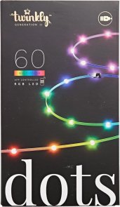 Dots Smart LED Lights RGB 60 IP20 3m Clear Wire