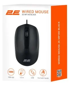 Фото: Миша 2E MF140 Black (2E-MF140UB) № 5 | KTC