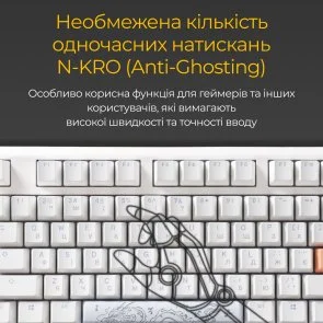 Фото: Клавіатура Ducky One 3 TKL Cherry MX Brown RGB ENG/UKR White (DKON2187ST-BUAPXPWWWSC1) № 15 | KTC