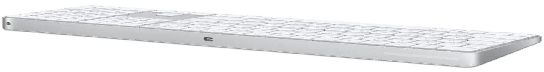 Фото: Клавіатура Apple Magic Keyboard with Touch ID and Numeric Keypad for Mac models with Apple silicon USB-C - Ukrainian White Keys (MXK73) № 4 | KTC