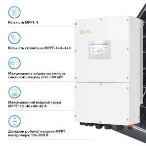 Інвертор Solis S6-EH3P50K-H 50000W