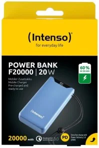 Фото: Батарея універсальна Intenso F20000 20000mAh 20W Blue (7332055) № 4 | KTC