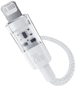 Кабель Baseus Gem Fast-Charging Data 20W Type-C / Lightning 2m White (P10373001211-01)