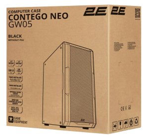 Корпус 2E Gaming Contego Neo Black with window (2E-GW05)