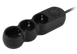 Фото: Мережевий фільтр 2E U03VES10MBK 3/10m Black (2E-U03VES10MBK) № 4 | KTC