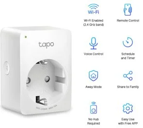 Фото: Смарт розетка TP-Link Tapo P100 2pcs (Tapo P100(2-pack)) № 3 | KTC