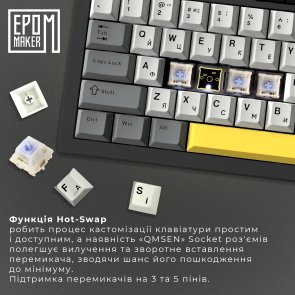 AK820 Pro Gift Switch Hot-Swap RGB WL/BT/USB Black