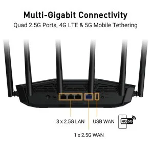 Фото: Wi-Fi Роутер ASUS TUF Gaming BE6500 (TUF-BE6500) № 5 | KTC
