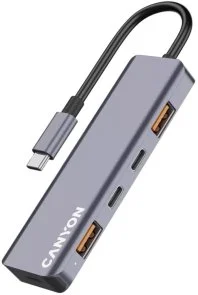 Фото: USB-хаб Canyon DS-18 5in1 USB-C Grey (CNS-TDS18) № 2 | KTC