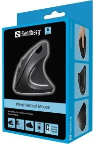 Фото: Миша Sandberg Wired Vertical Mouse Pro Black (630-14) № 5 | KTC
