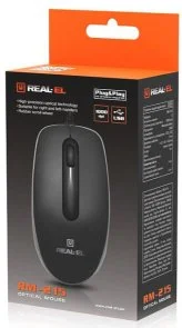Фото: Миша Real-EL RM-215 Black (EL123200037) № 10 | KTC