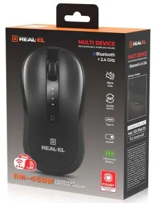 Фото: Миша Real-EL RM-450W Black (EL123200046) № 10 | KTC
