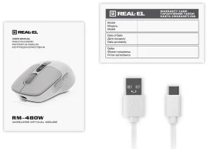 Фото: Миша Real-EL RM-480W White (EL123200050) № 9 | KTC