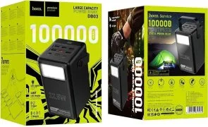 Фото: Батарея універсальна Hoco DB03 Endure 100000mAh 22.5W Black (DB03 Endure 100000 Black) № 5 | KTC