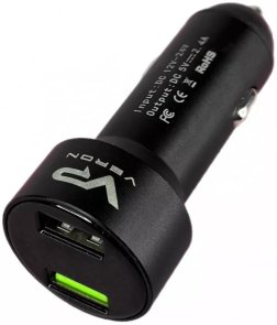 Veron C-604A 2.4A 2U with LCD Long Black