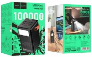 Фото: Батарея універсальна Hoco DB03 Max Centurion 100000mAh 65W Black (6942007635981) № 3 | KTC