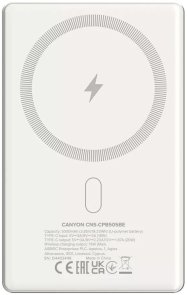  Canyon OnCharge 505 Slim Magsafe 5000mAh 20W Beige