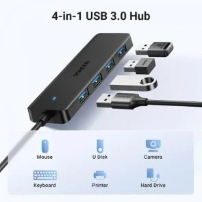 Фото: USB-хаб UGREEN CM219 0.15m Space Gray (25851) № 4 | KTC