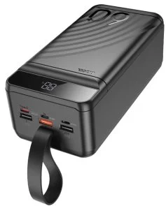 Фото: Батарея універсальна Hoco J123C 60000mAh 22.5W/PD20W 5A Black (6942007612098) № 3 | KTC