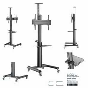 Фото: Стійка Gembird TVS-70T-02 Black № 8 | KTC