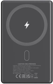  Батарея універсальна Canyon OnPower 510 Slim Magsafe 10000mAh 20W Dark Grey (CNS-CPB510DG)