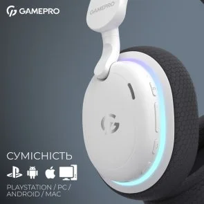 Фото: Гарнітура GamePro Asgard Bragi White (HSW250W) № 14 | KTC