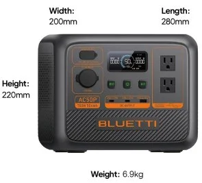 Фото: Зарядна станція Bluetti AC50P 700W 504Wh № 3 | KTC